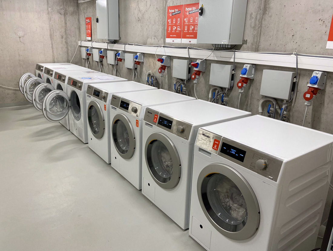 Profiks Clean-Shed Riga-Miele Professional washing machines and driers